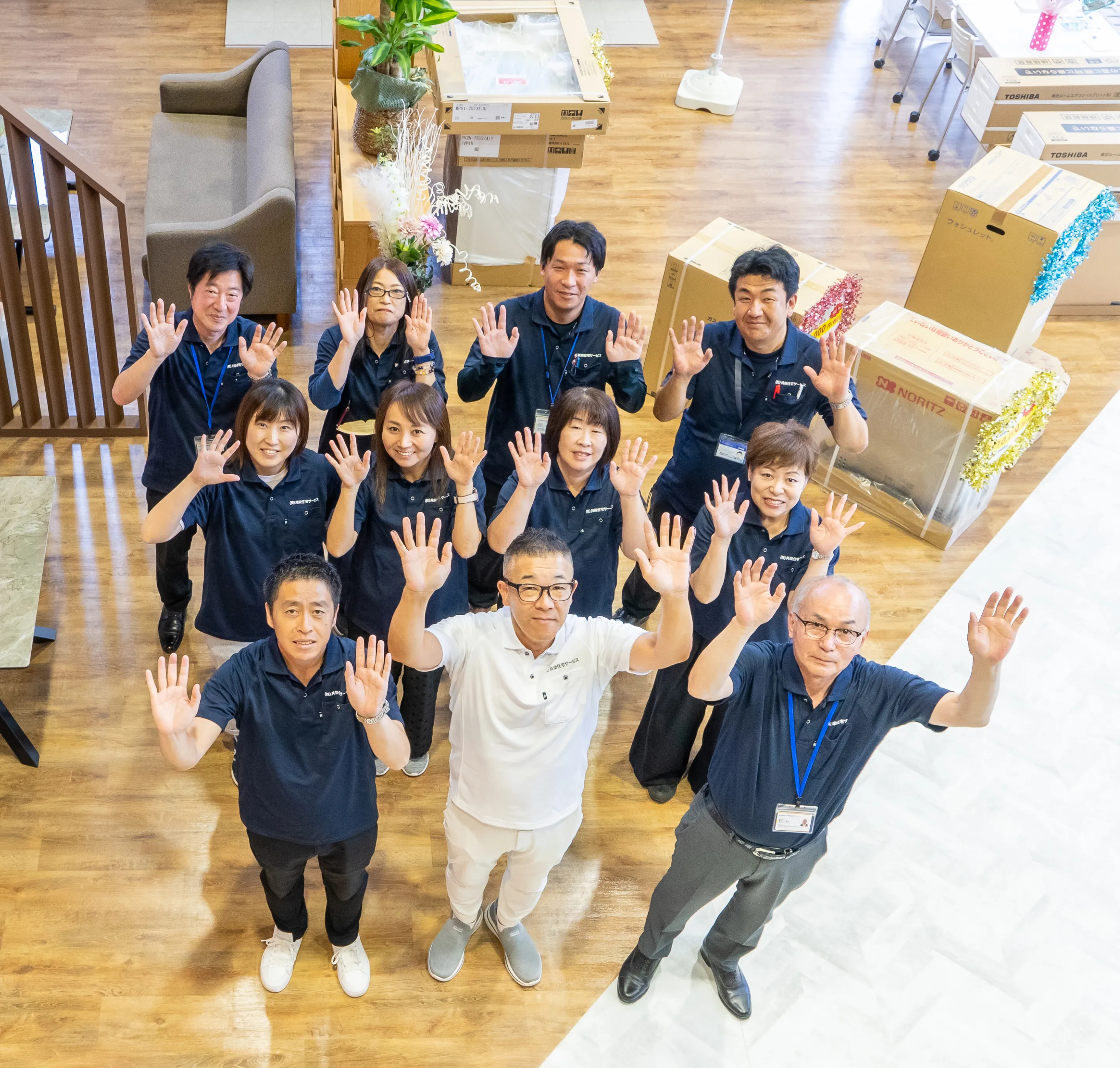 人柄で選ばれる、自社職人がいます